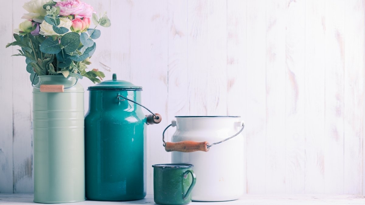 Creative Storage Solutions Using Metal Milk Jugs