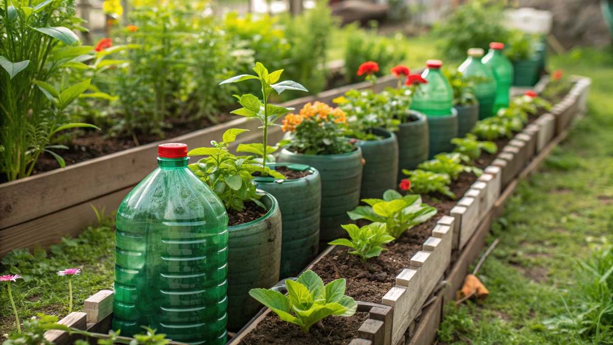 Decorative Bottle Border Edging