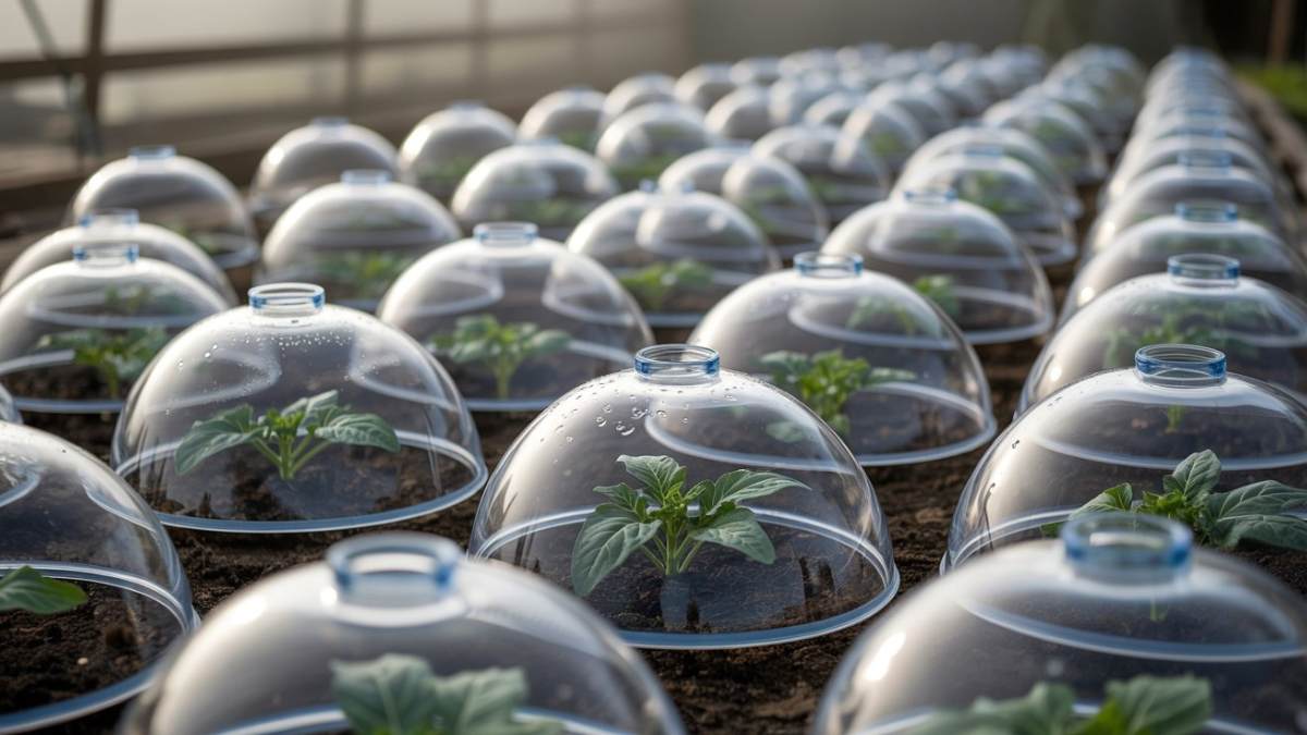 Individual Bottle Cloches